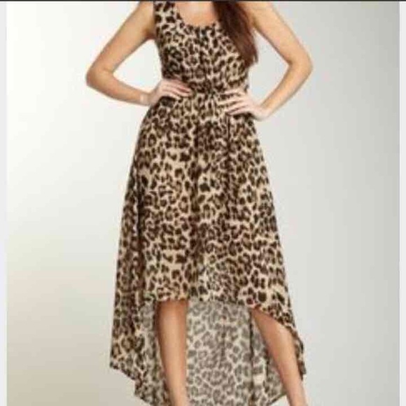 Forever 21 Dresses & Skirts - Forever 21 High Low Leopard Dress 💟3 for $8💟